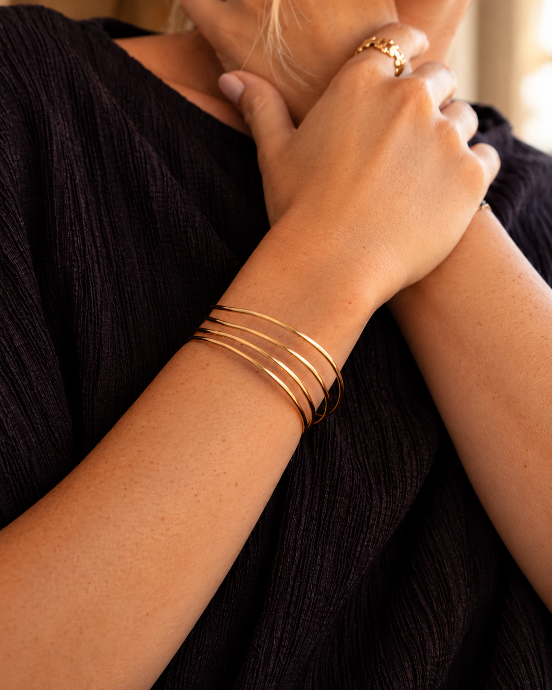Solenna Gold Bracelet