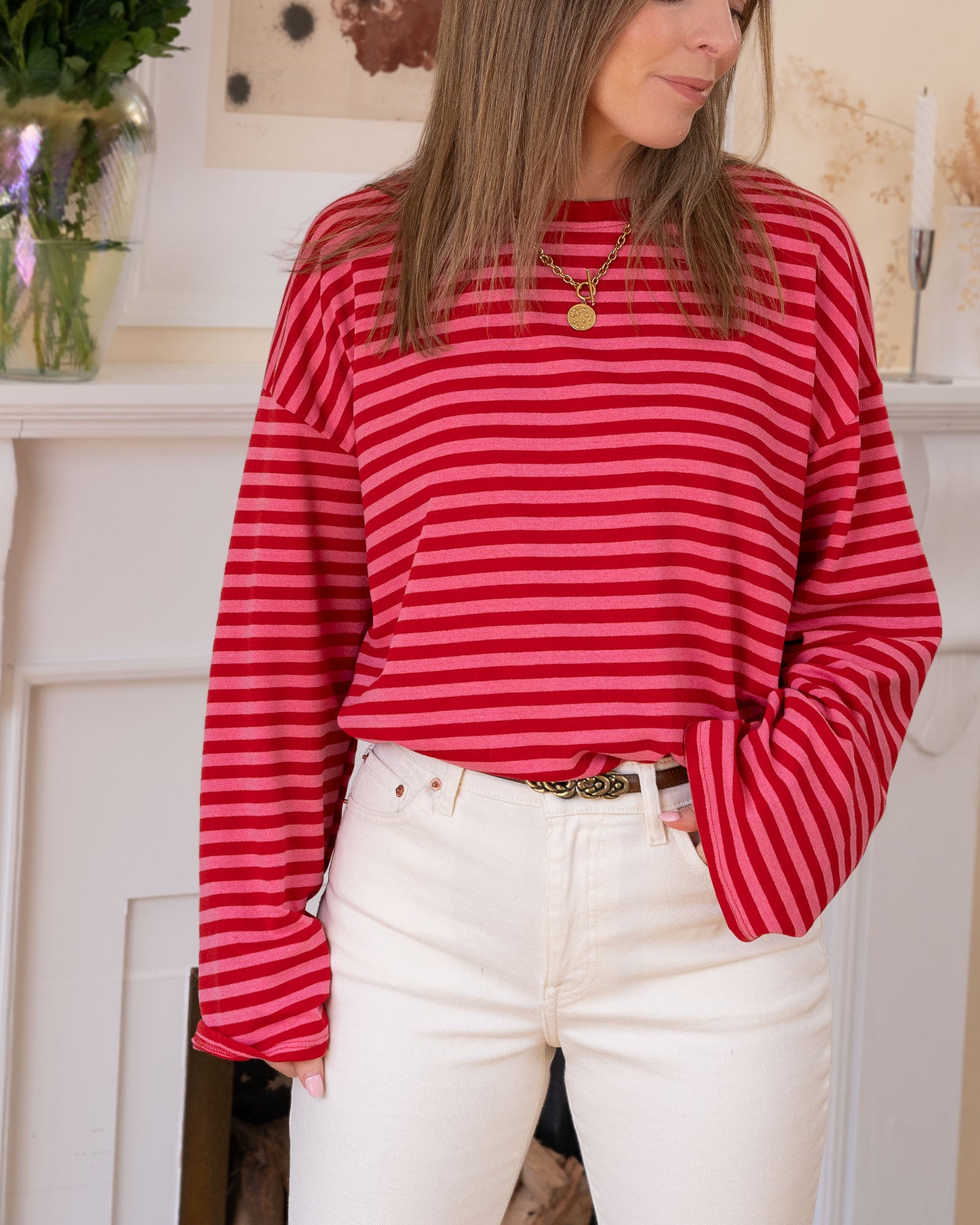 Stripe Arabella Top