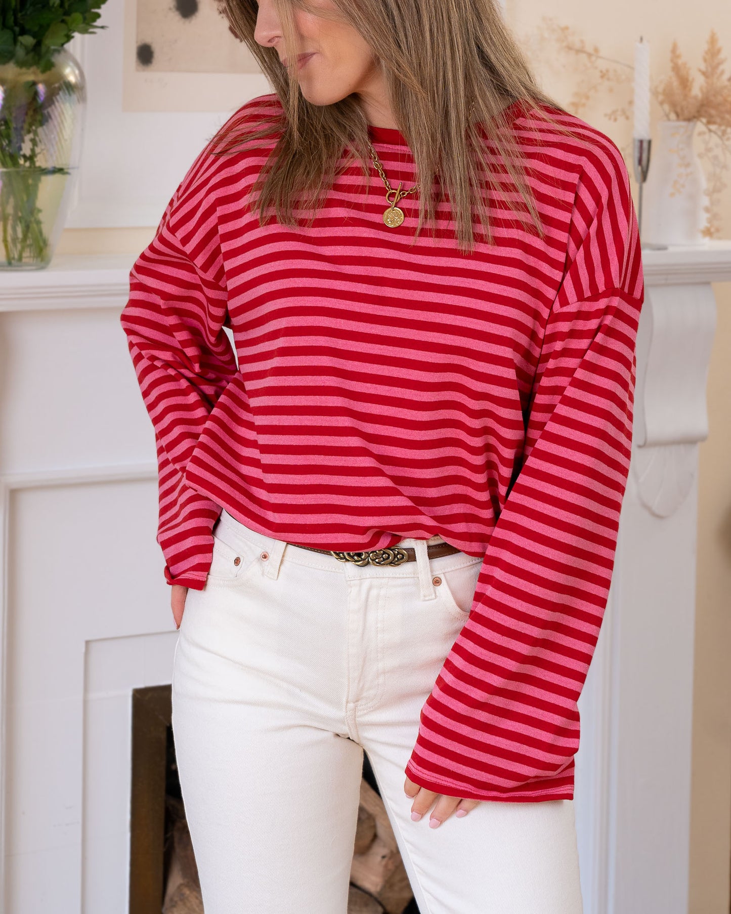 Stripe Arabella Top