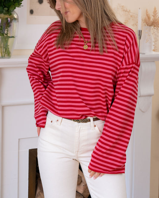 Stripe Arabella Top