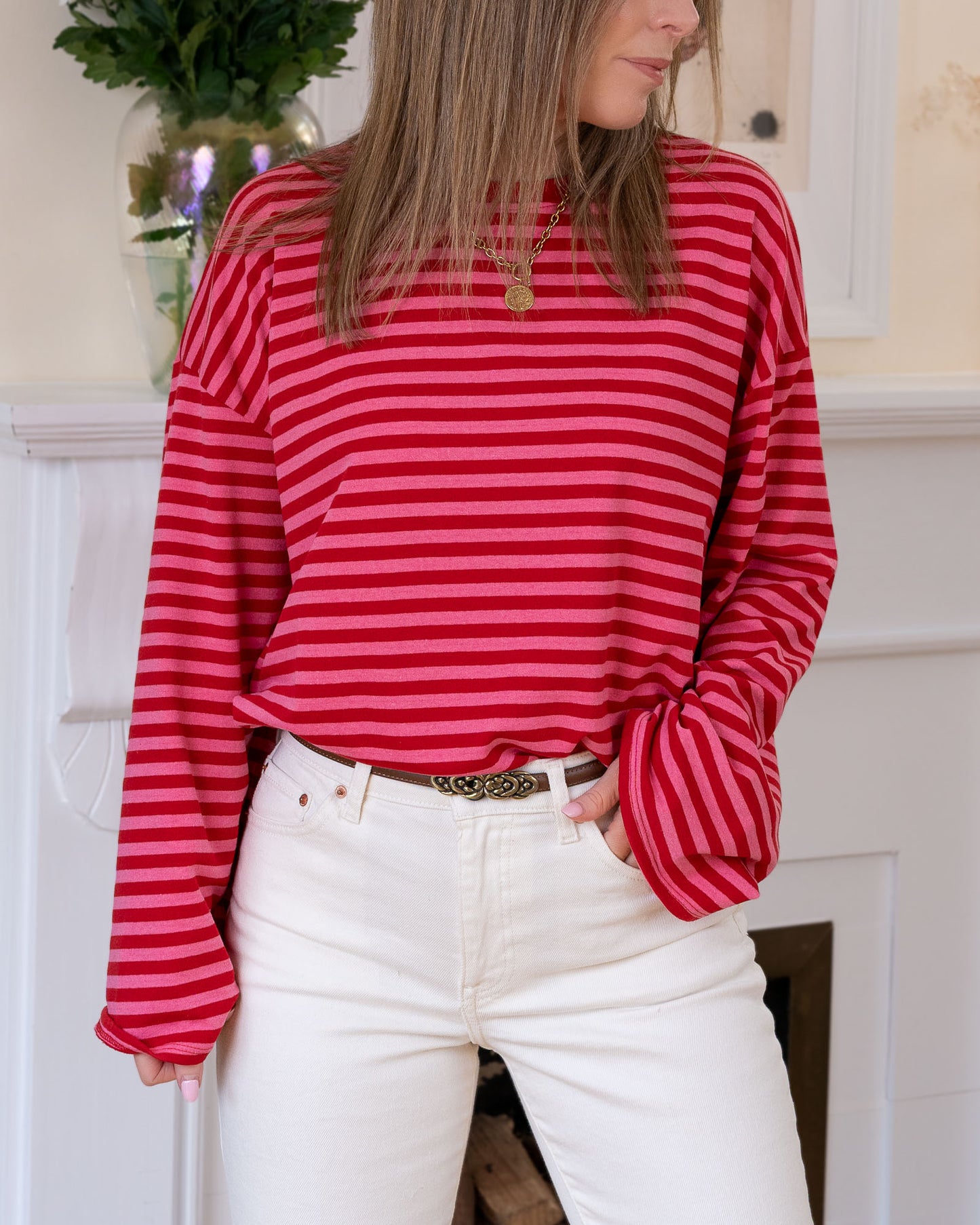 Stripe Arabella Top