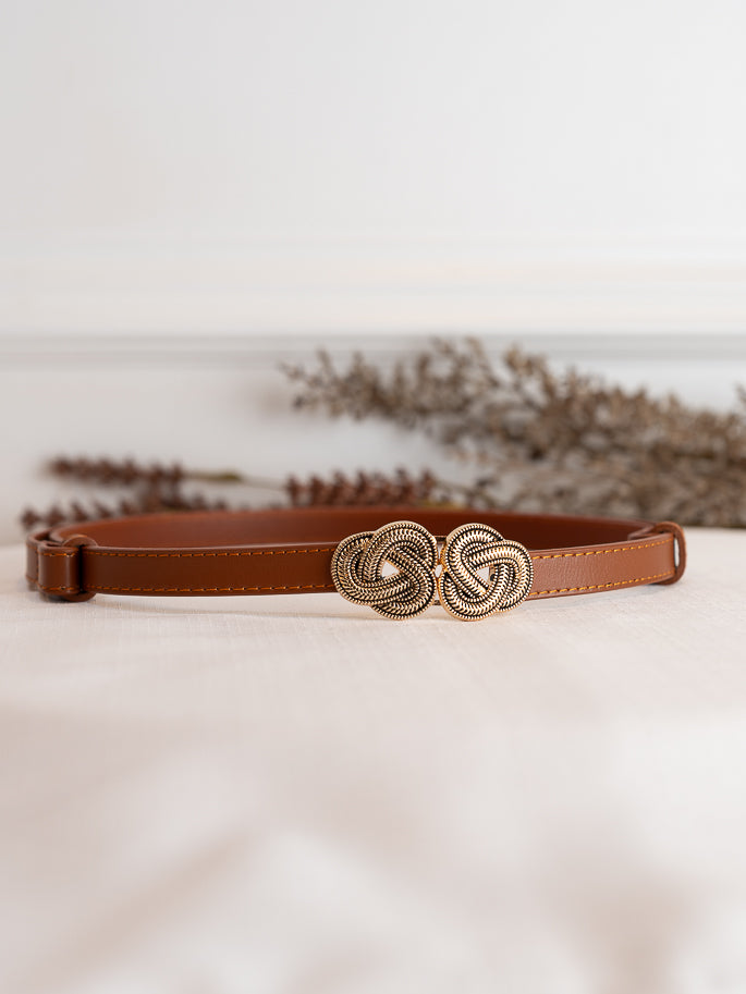 Tan Danielle adjustable belt