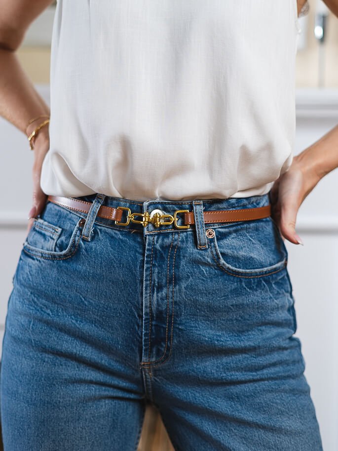 Tan Molly Adjustable Belt