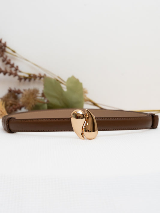 Tan Chloe adjustable belt