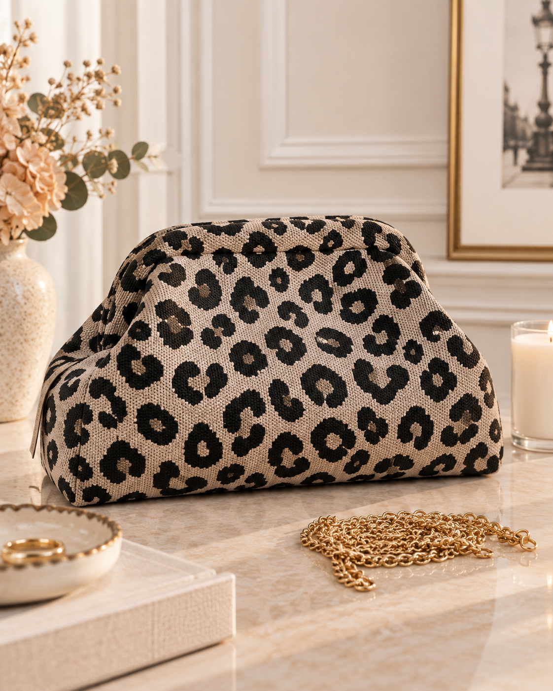Taupe Leopard Brunna Bag (Dispatch 02/10)