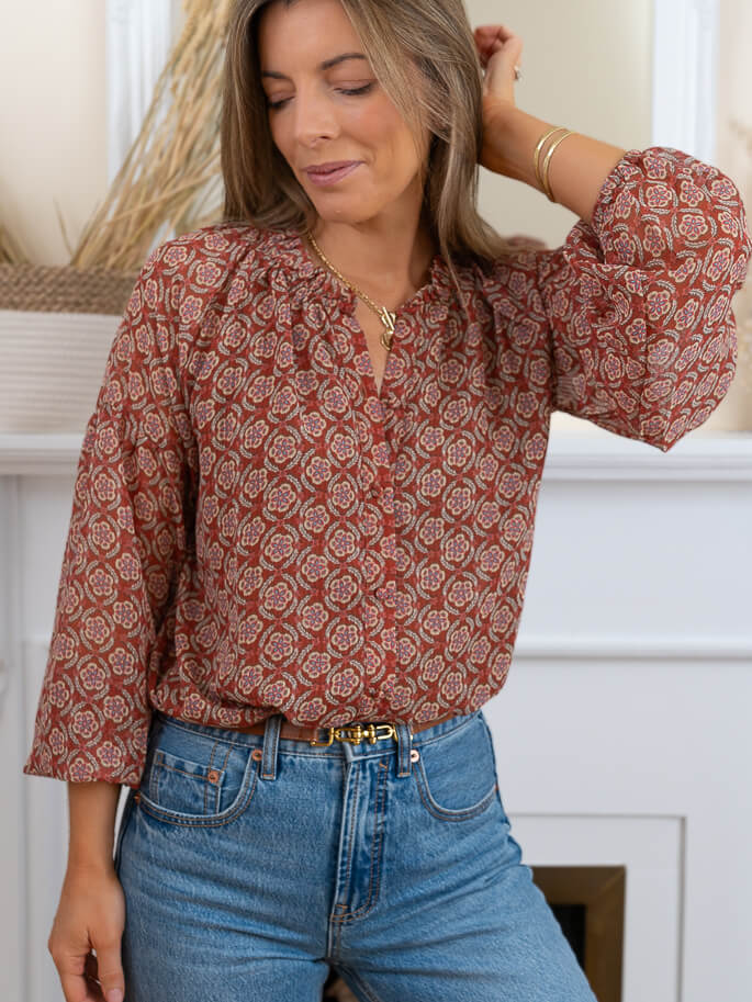 Terracota Tiffany Blouse