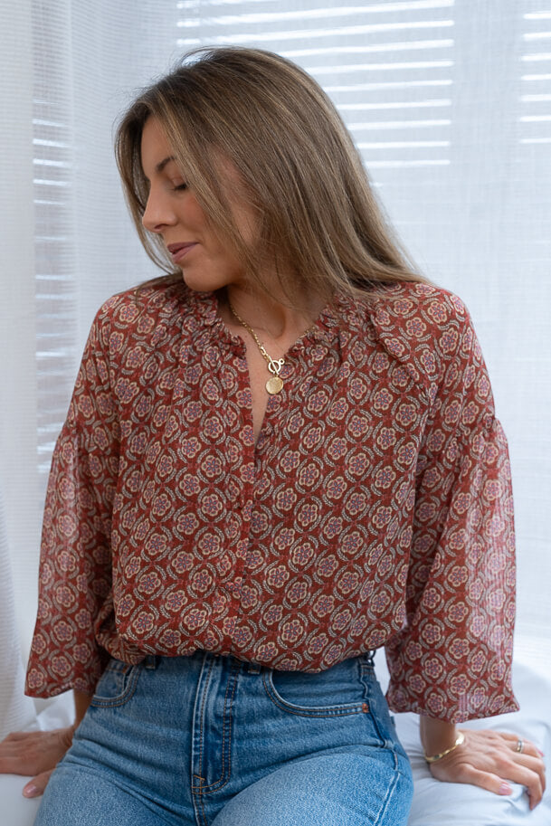 Terracota Tiffany Blouse