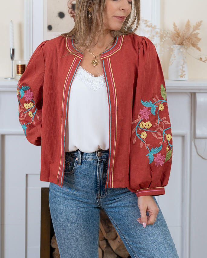 Terracotta Beth Jacket