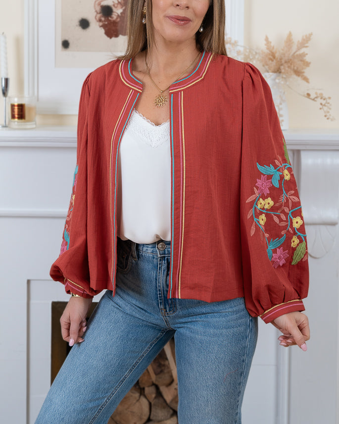 Terracotta Beth Jacket