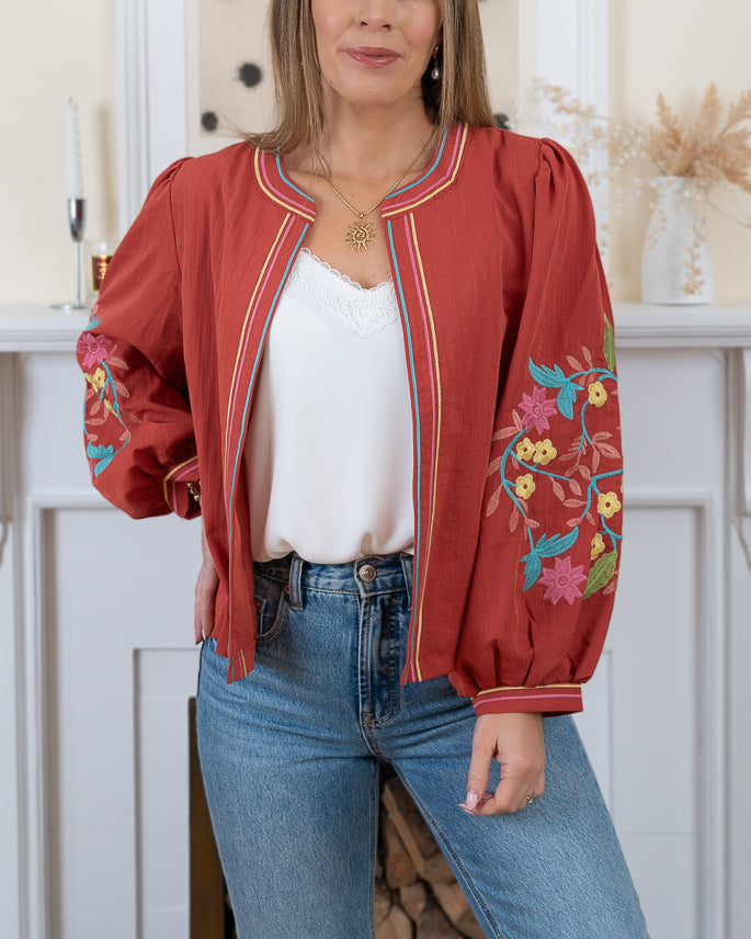 Terracotta Beth Jacket