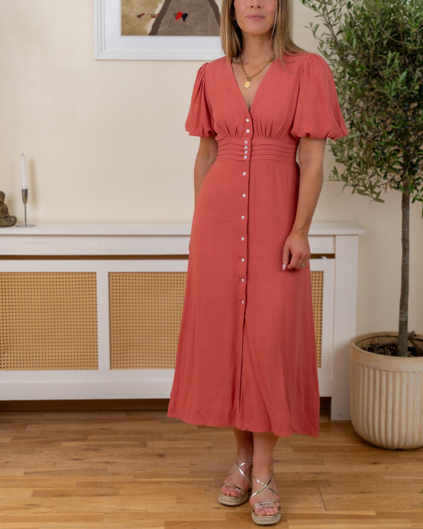 Terracotta Elina Dress