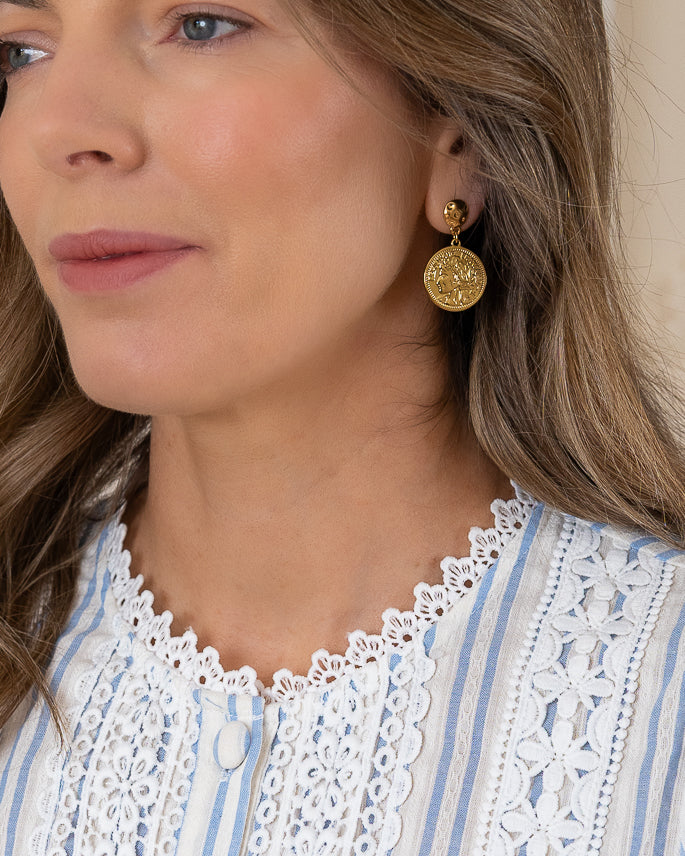 Vintage Coin Earrings