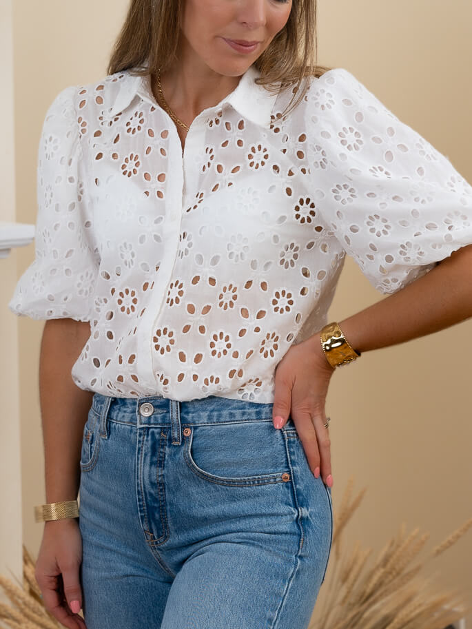 White Charlotte Blouse