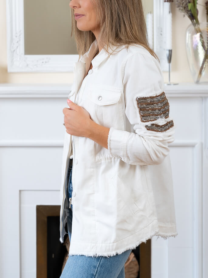 White Utility Jacket