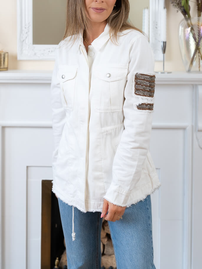 White Utility Jacket