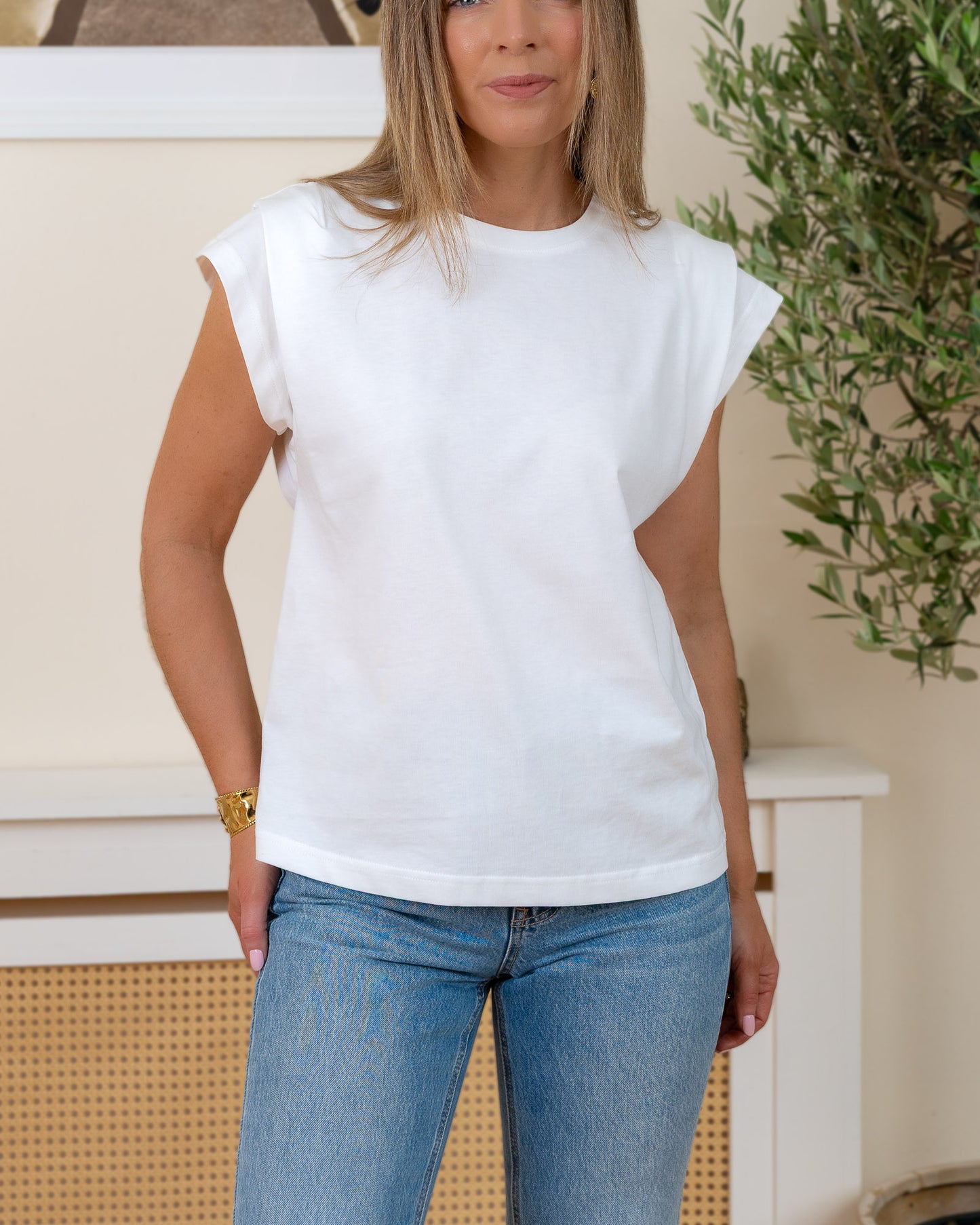 White Adela Top