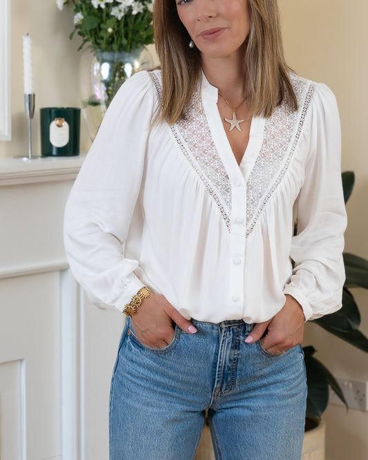 White Ariene Blouse