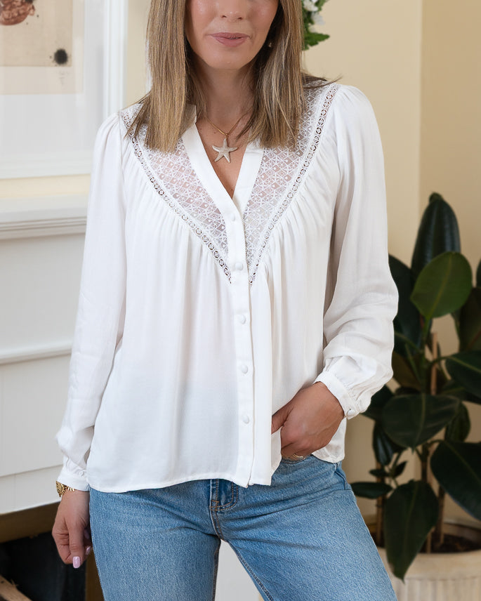 White Ariene Blouse