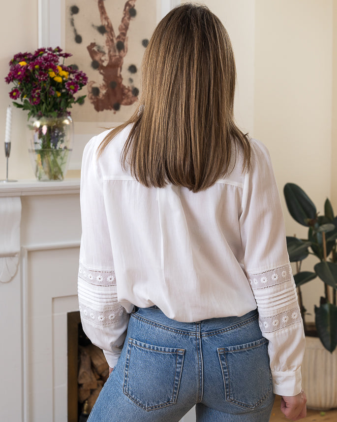 White Clarence blouse