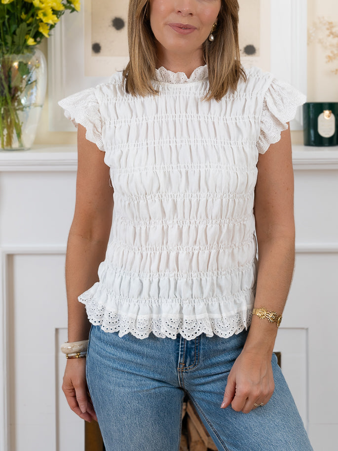 White Dora Top