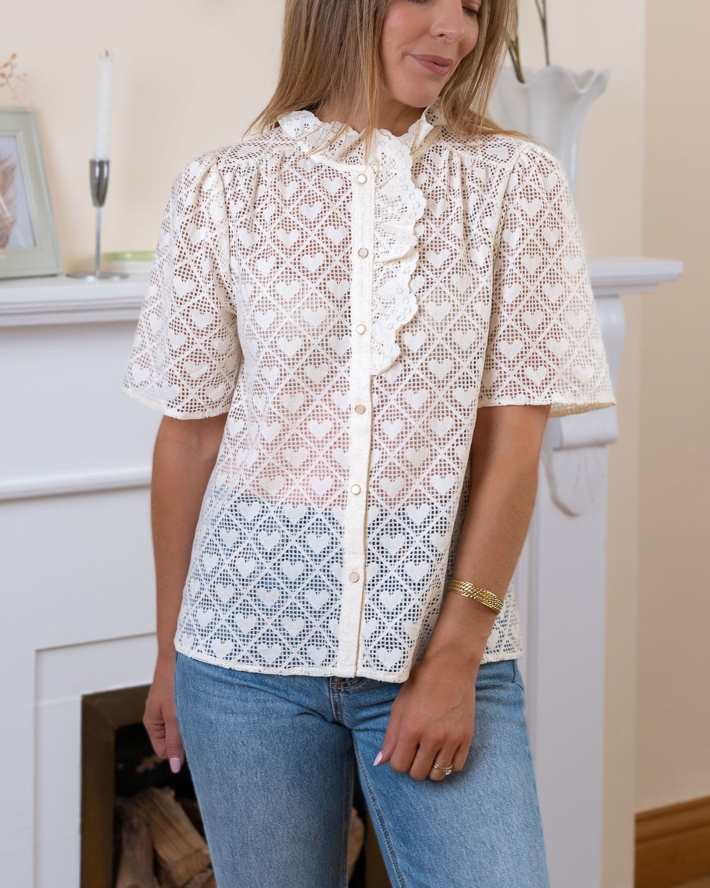Ecru Gary Blouse
