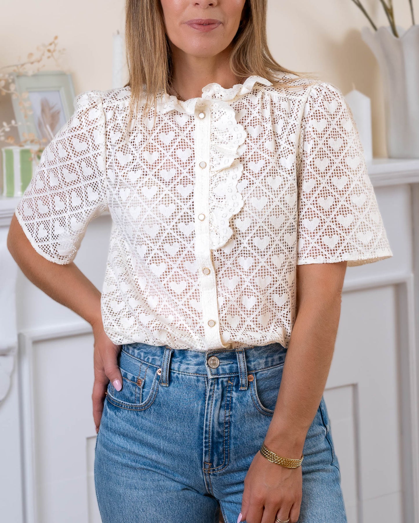 Ecru Gary Blouse