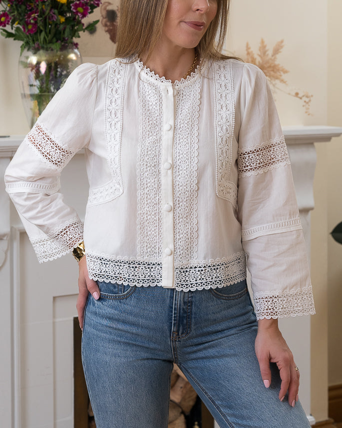 White Jade Blouse
