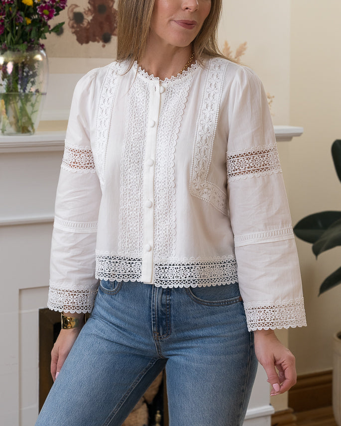 White Jade Blouse