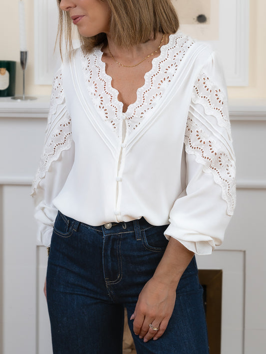 White Jessie Blouse