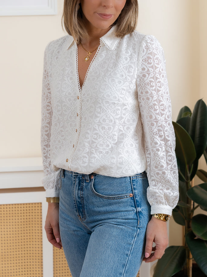 White Juliana blouse