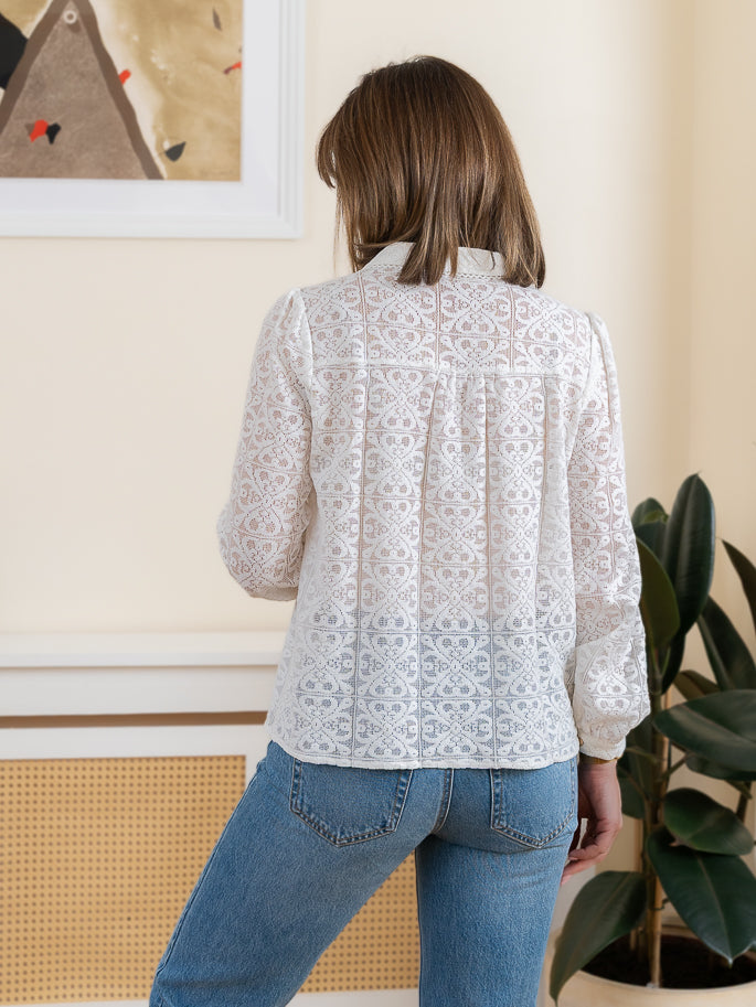 White Juliana blouse