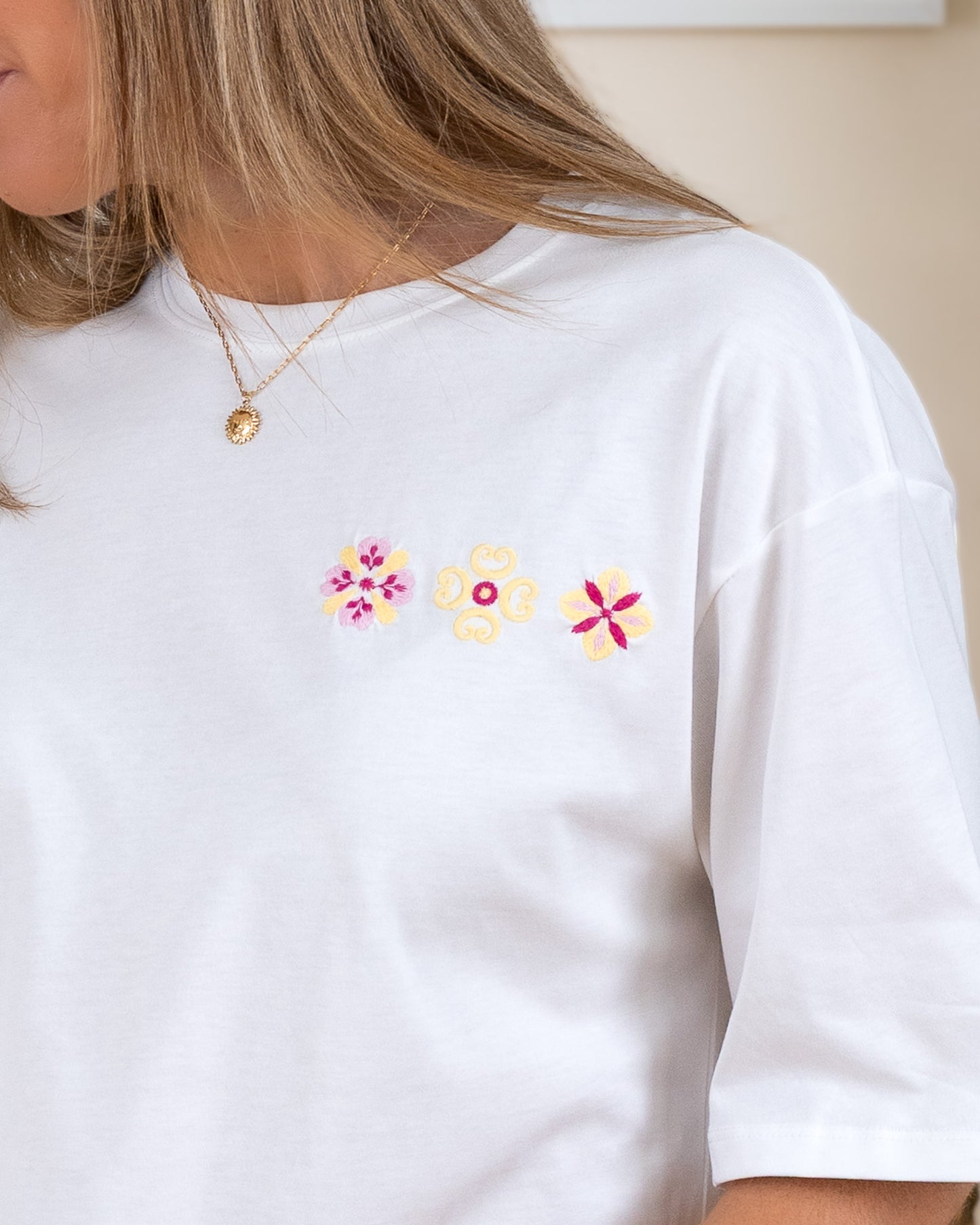 White Marbella Tee
