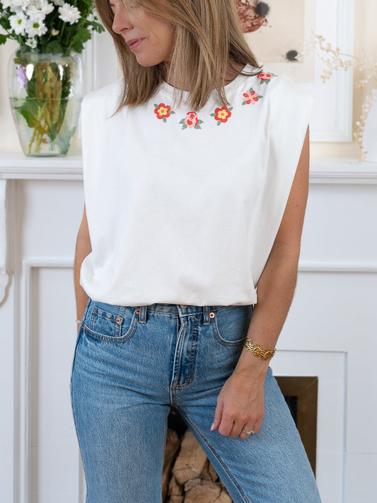 White Martina top
