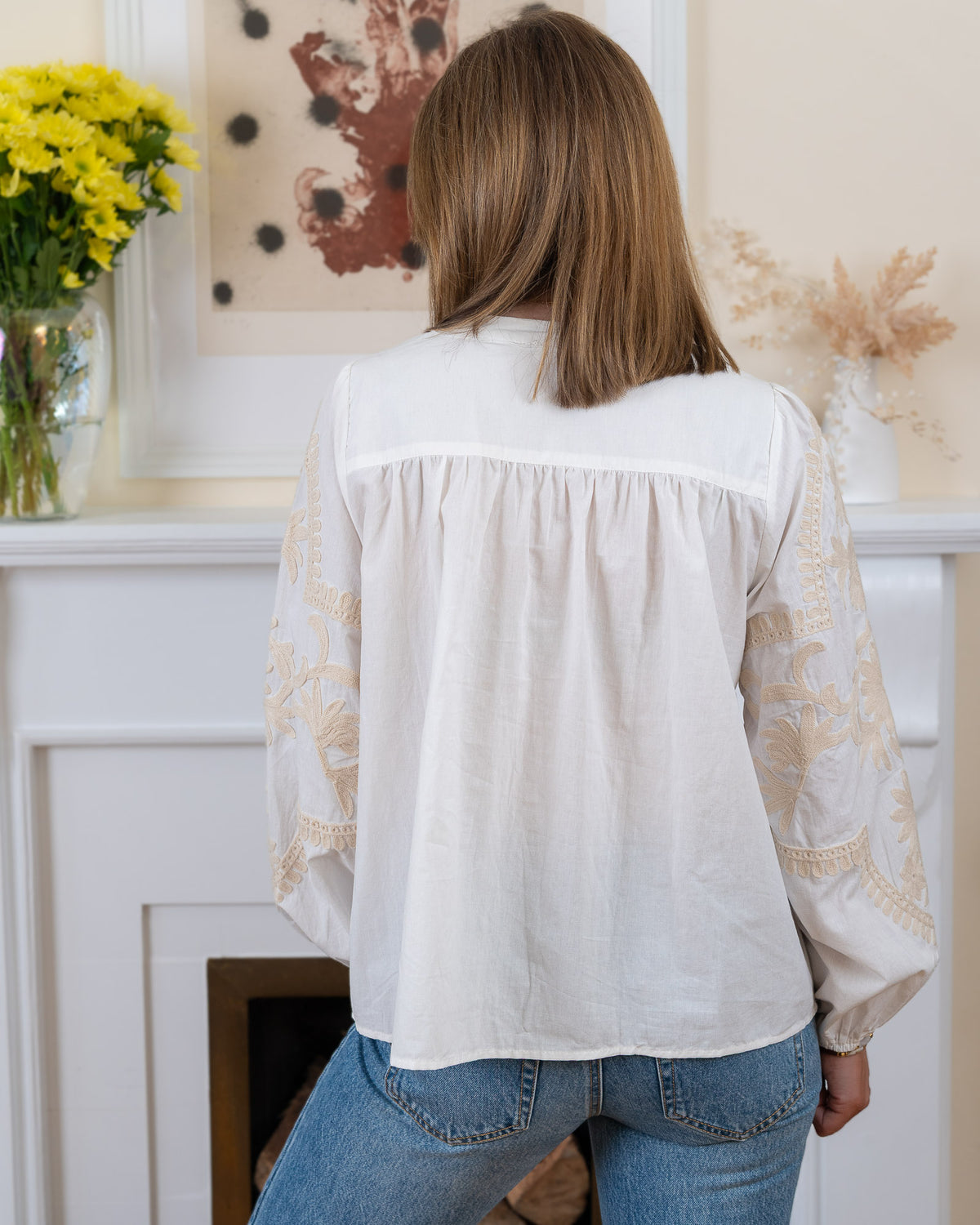 White Maya Blouse