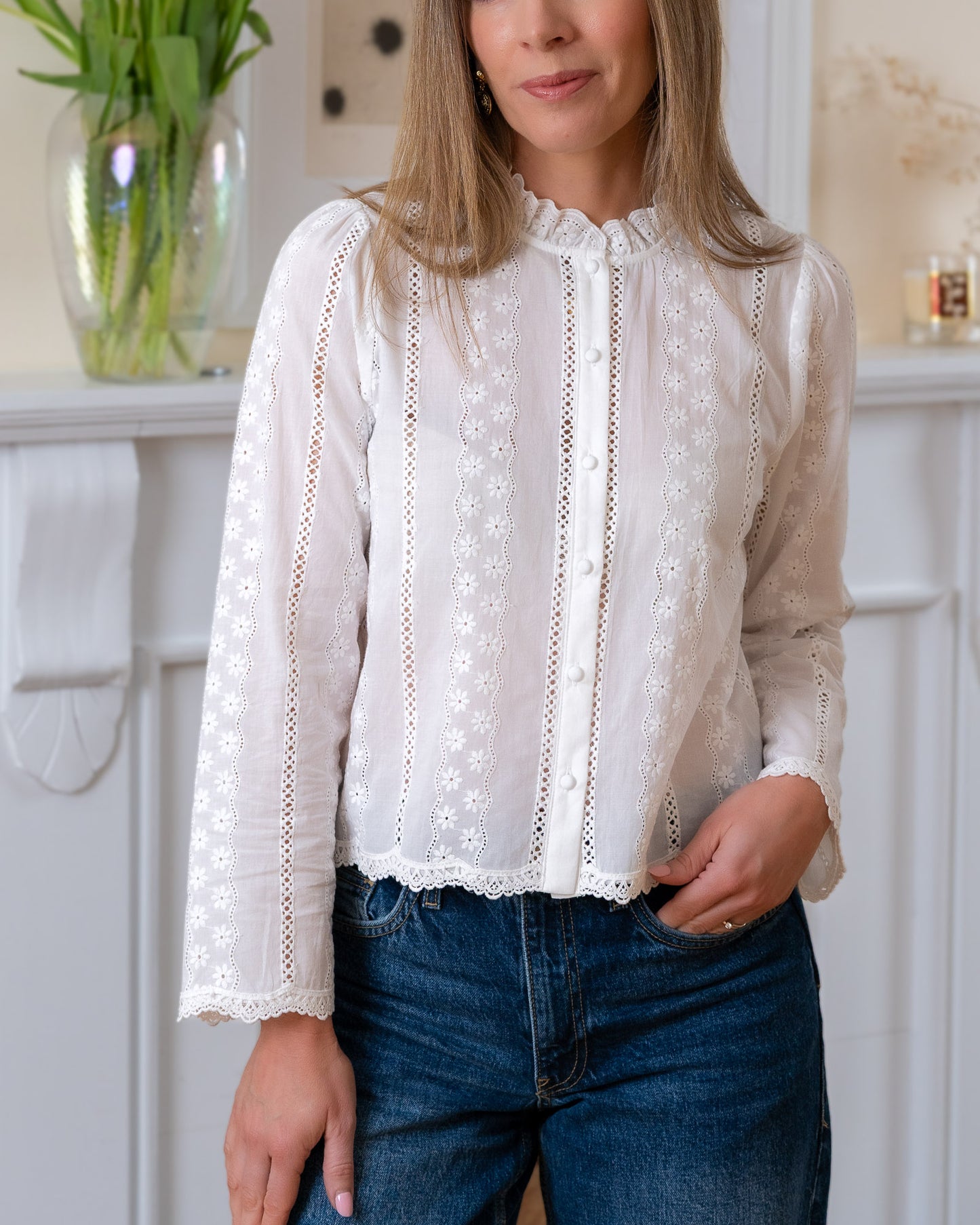 White Nolita Blouse