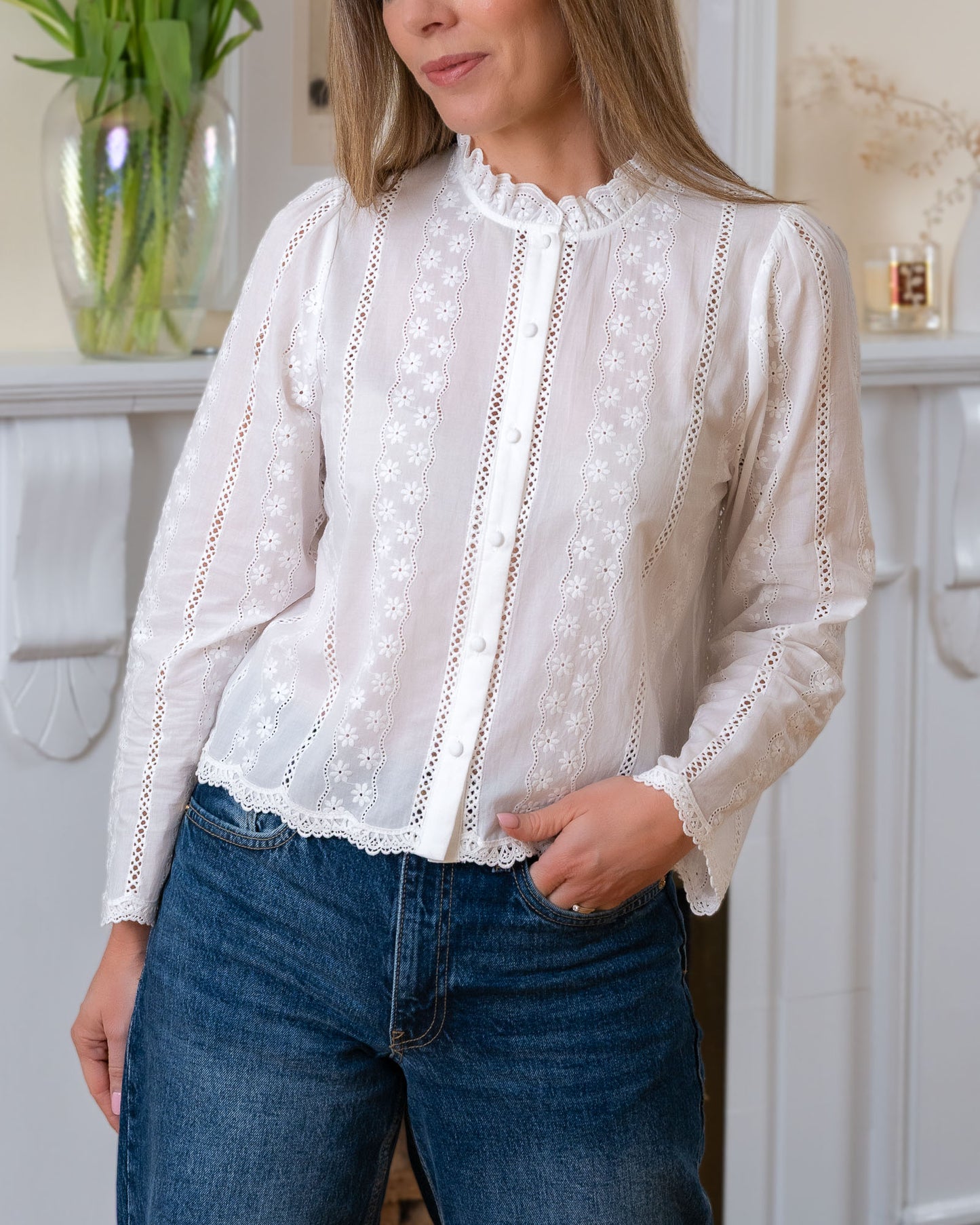 White Nolita Blouse