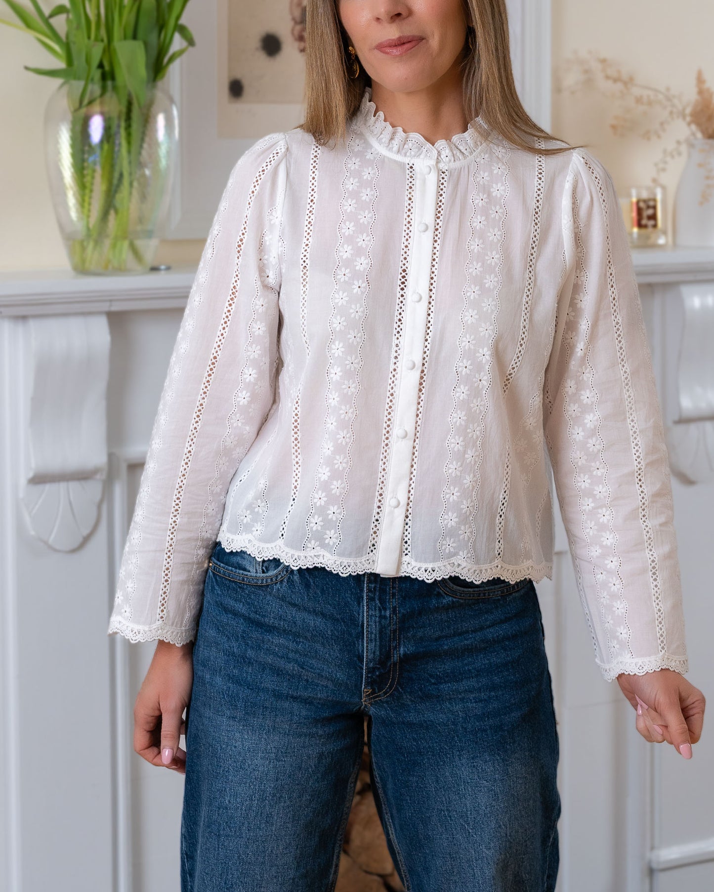 White Nolita Blouse