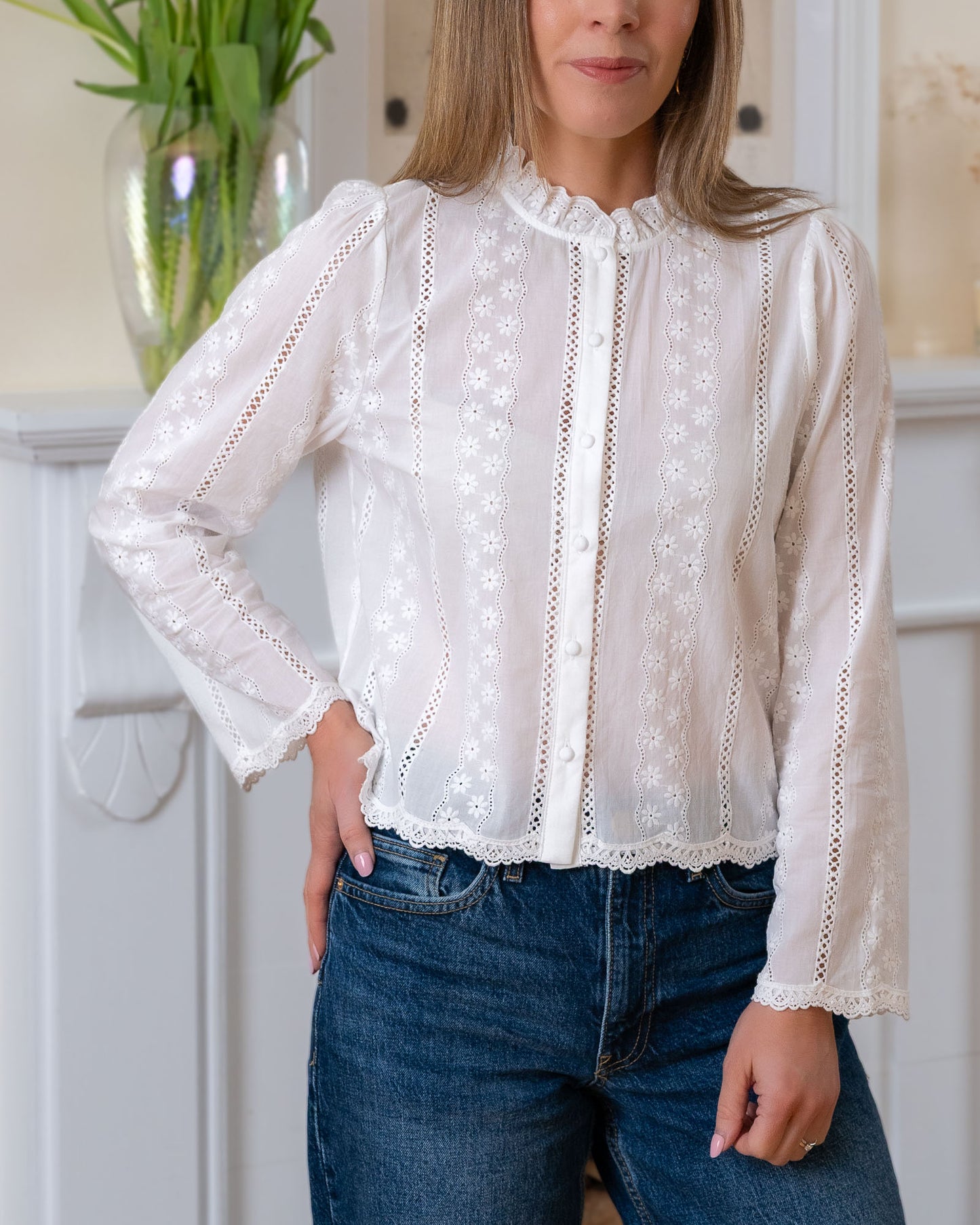 White Nolita Blouse