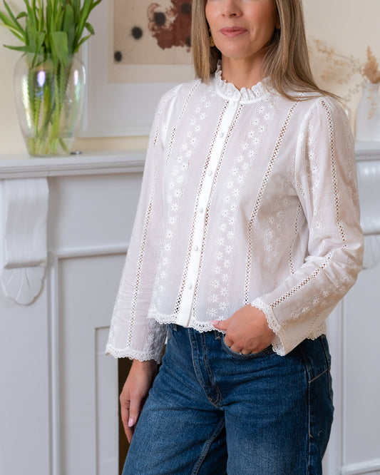 White Nolita Blouse
