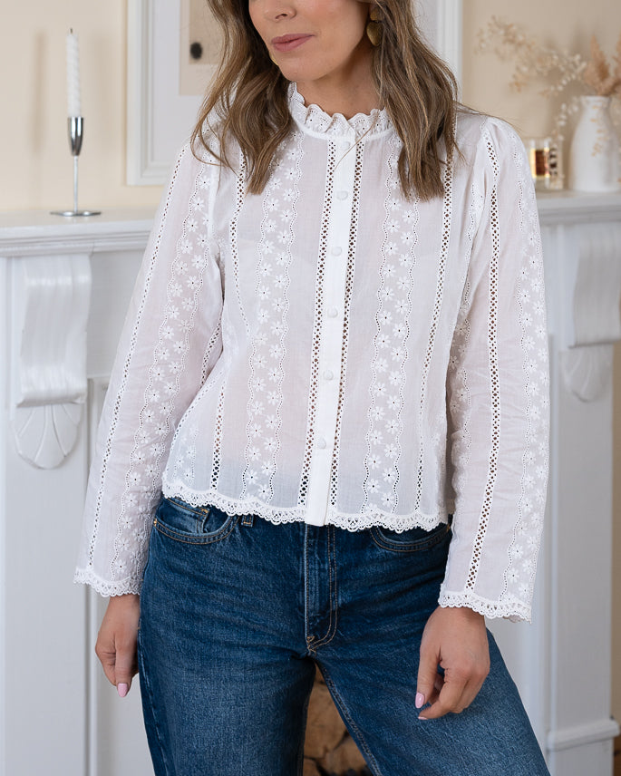 White Nolita Blouse