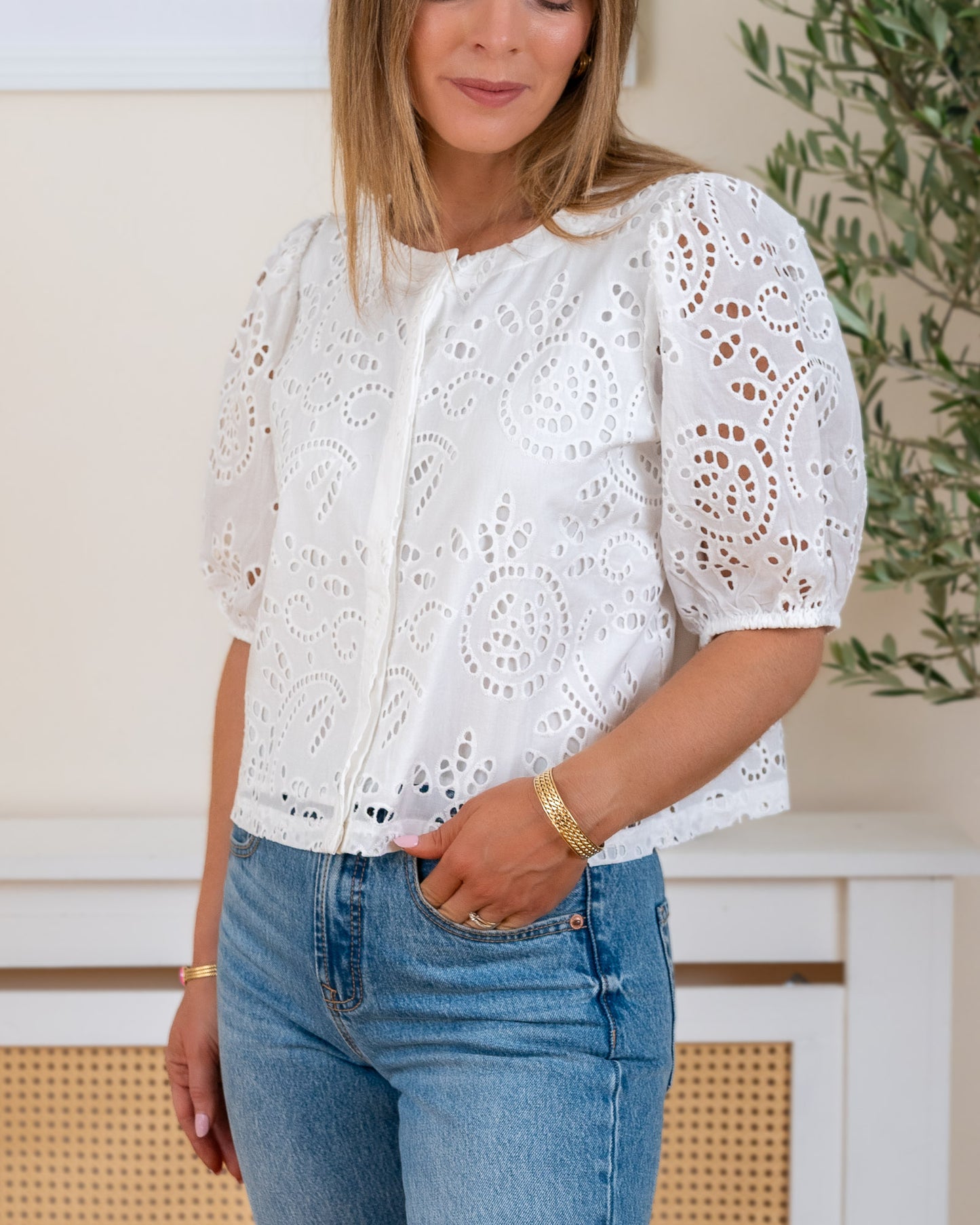 White Palma Blouse