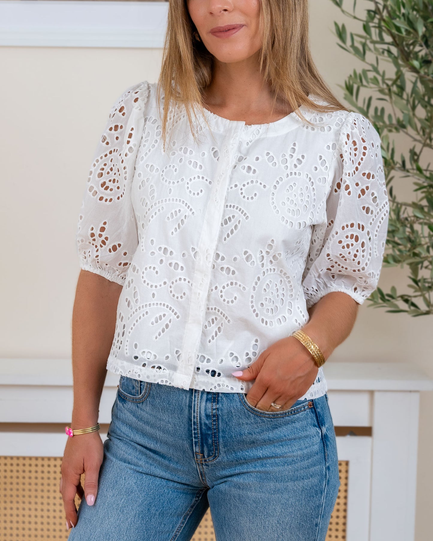 White Palma Blouse