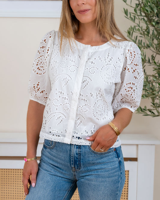 White Palma Blouse