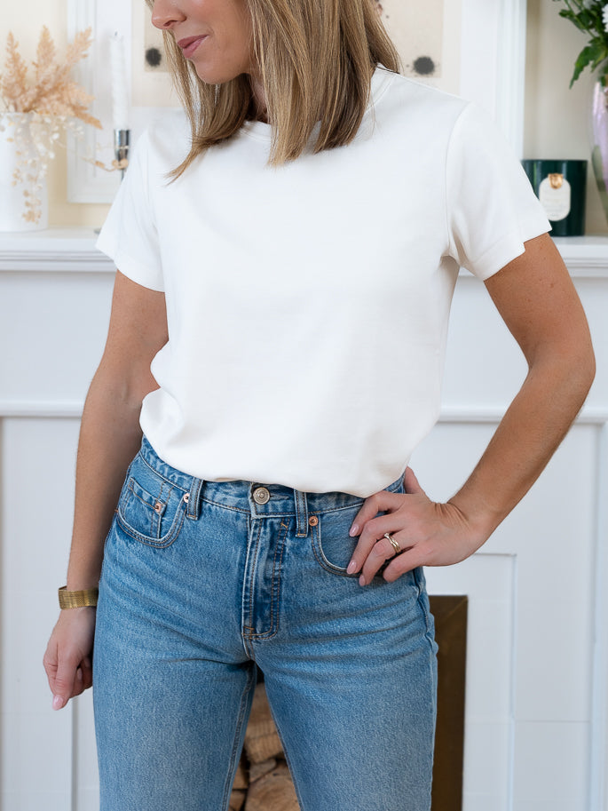 White Robin Tshirt