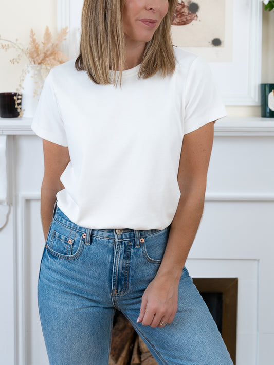 White Robin Tshirt