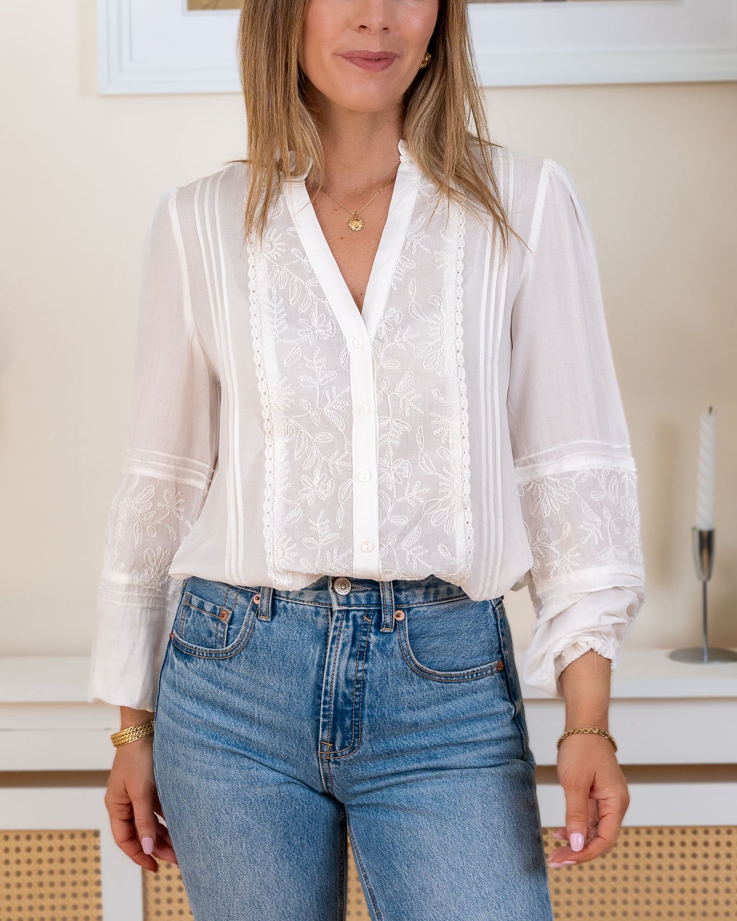 White Ruby blouse
