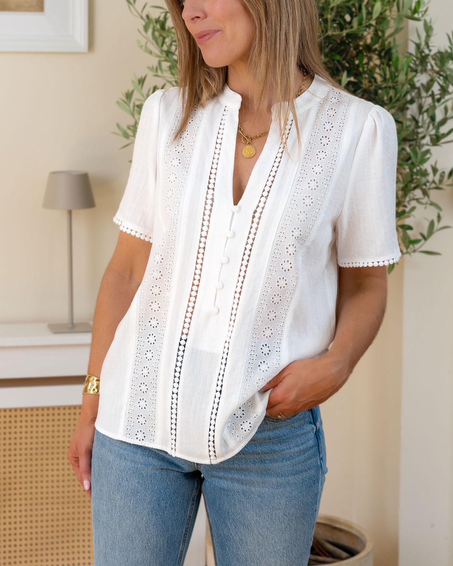 White Sienna Blouse
