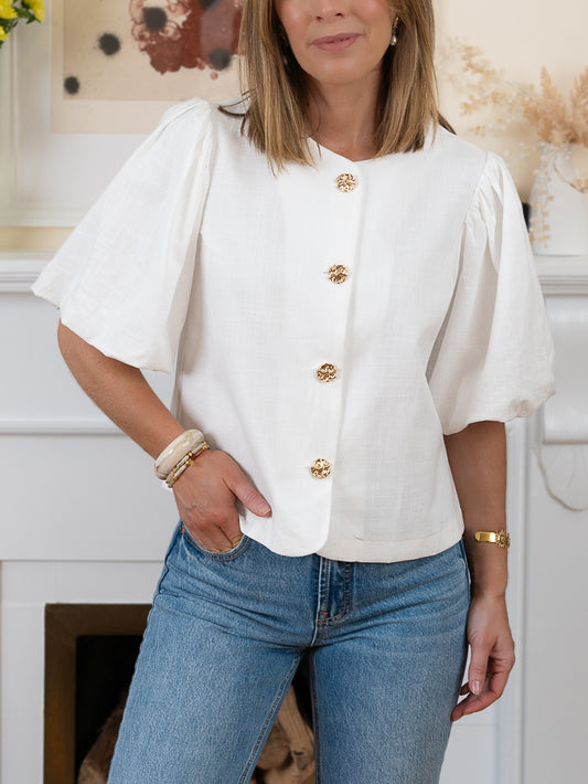 White Willow Blouse