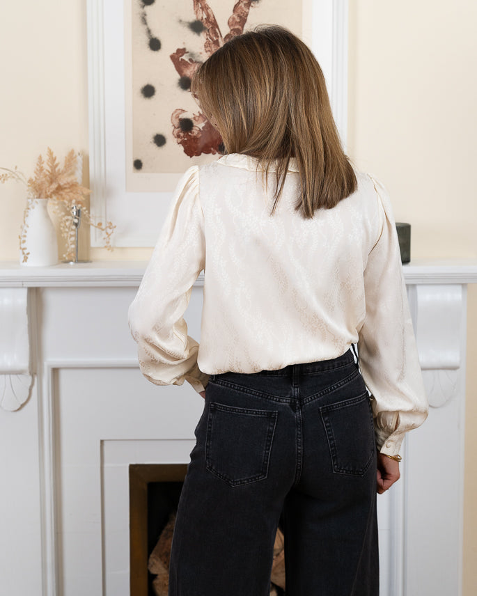 Cream Carol Blouse