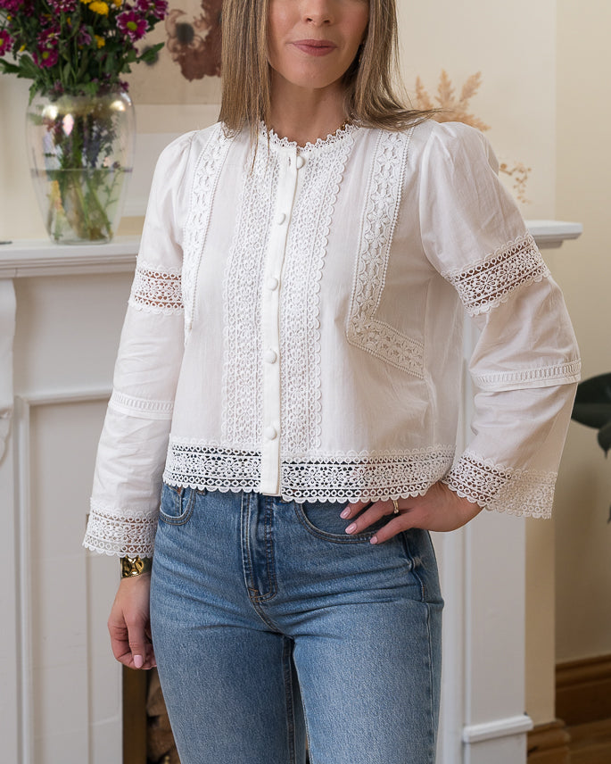 White Jade Blouse